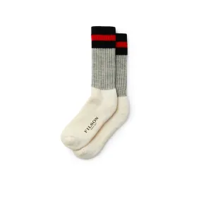 1970s Logger Thermal Sock - Black/red - XL