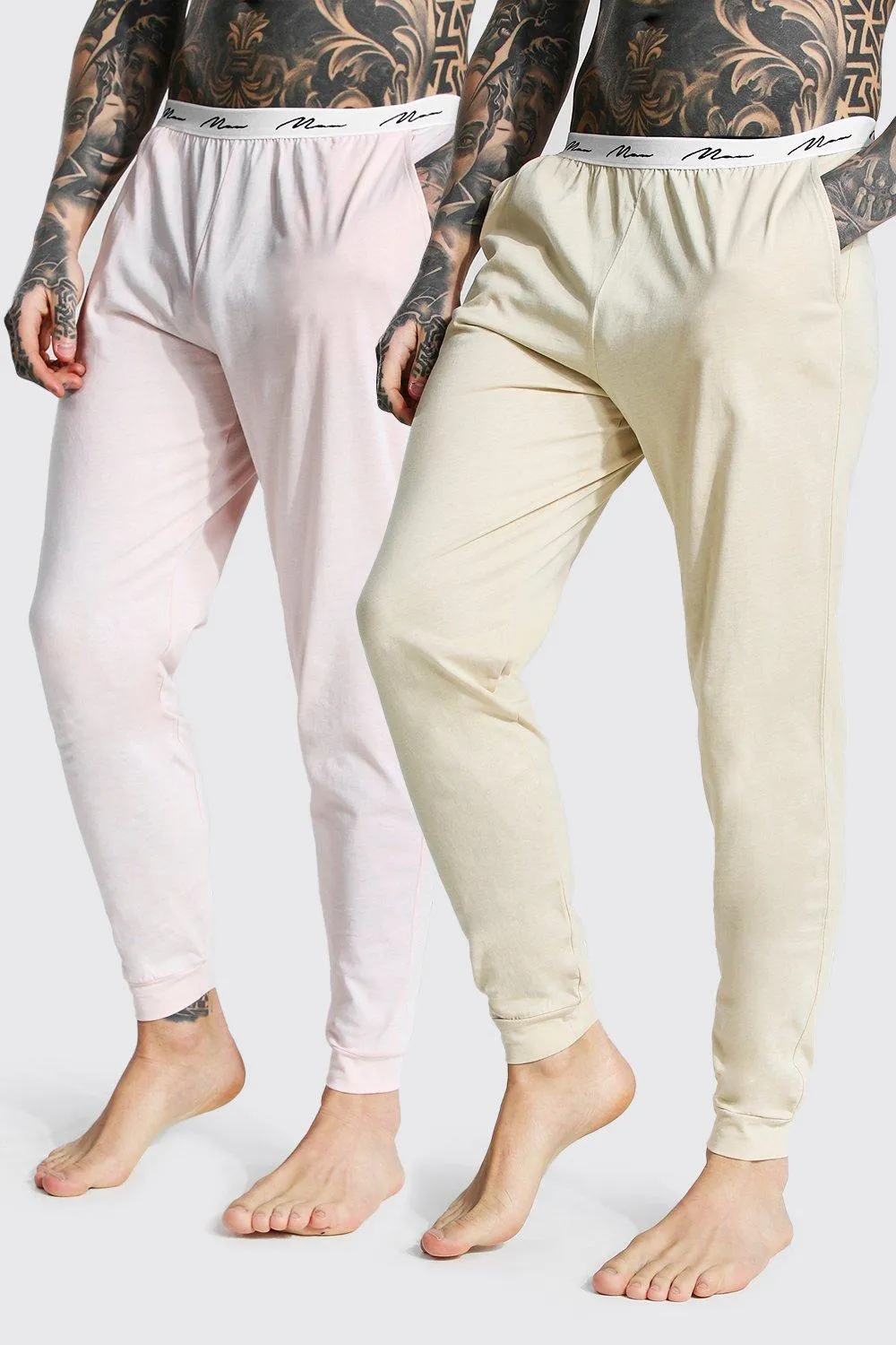 2 Pack Man Signature Lounge Joggers | boohooMAN UK