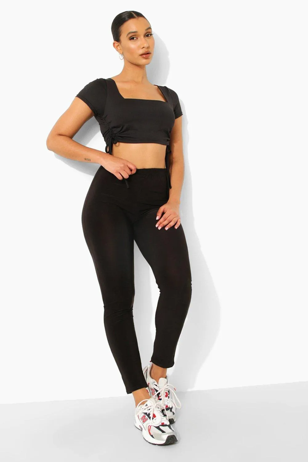 2 Pack Ruched Bum Booty Boosting Workout Leggings