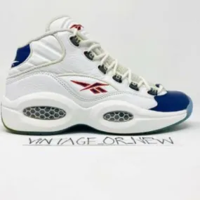 2016 Reebok Question Mid Pearlized Navy Blue Toe Allen I...