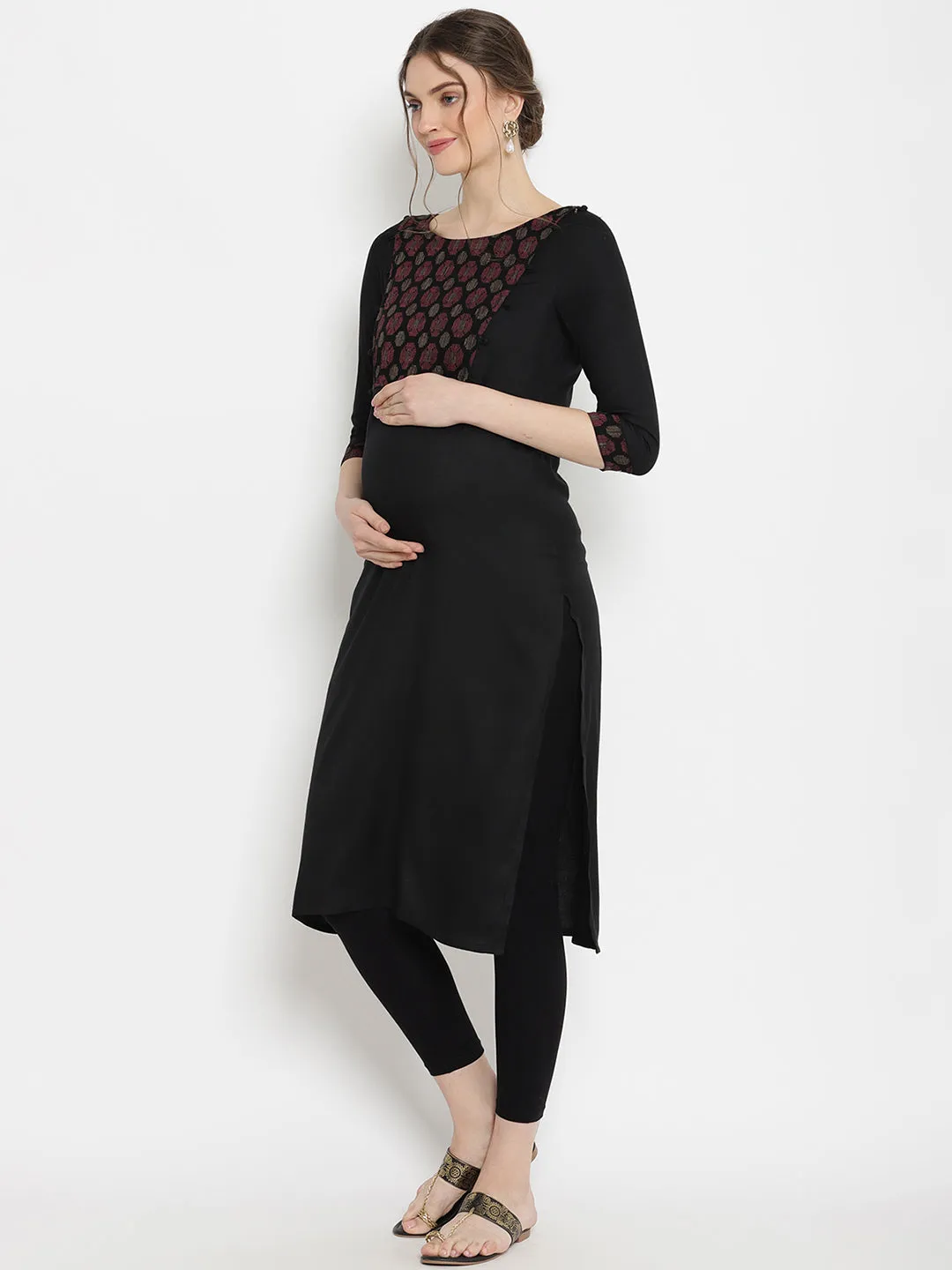 2pc. Maternity Kurta + Leggings Set