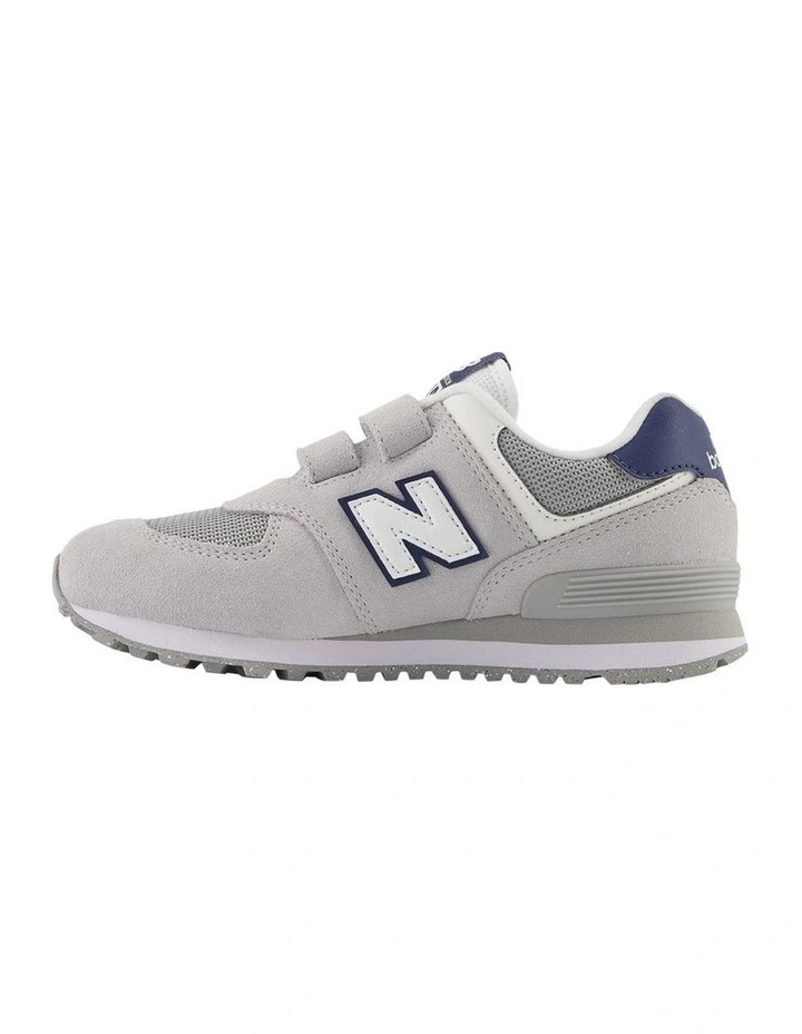 574 V1 Self-Fastening Strap Pre-School Sneakers in Grey