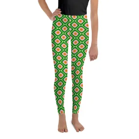 70s Retro Pattern Youth Leggings