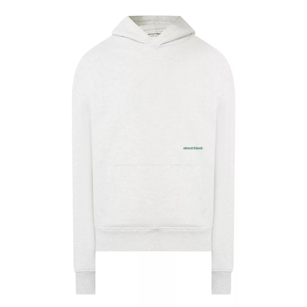 ABOUT:BLANK Box Logo Hoodie - Grey  Green