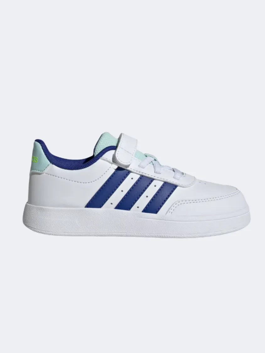 Adidas Breaknet 2 Boys Sportswear Shoes White/Blue/Mint