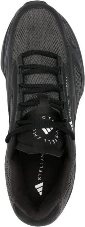 Adidas by Stella McCartney logo-print panelled sneakers Black