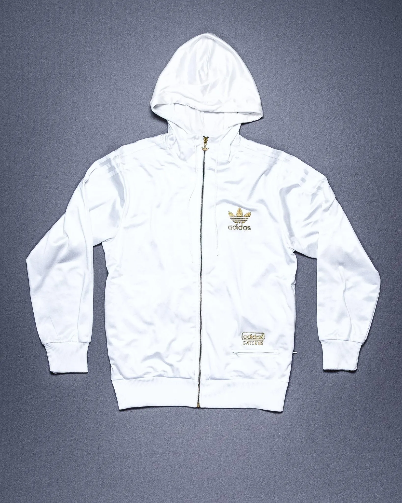  Adidas Chile jacket in White with gold M - Special Edition