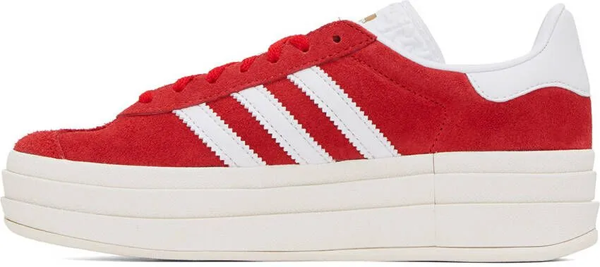 Adidas Originals Red Gazelle Bold Sneakers