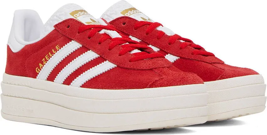 Adidas Originals Red Gazelle Bold Sneakers