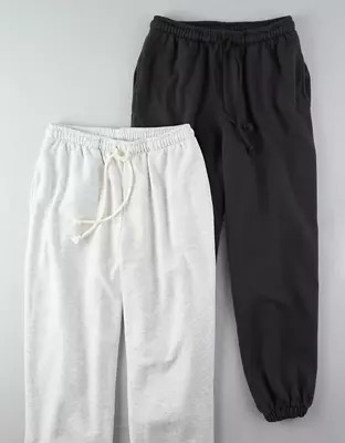 AE High-Waisted Baggiest Fleece Jogger-