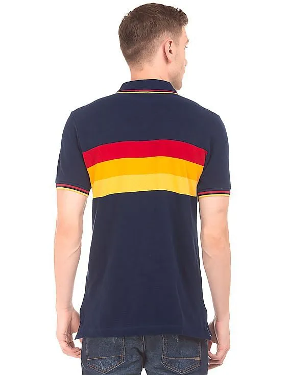 Aeropostale Striped Regular Fit Polo Shirt