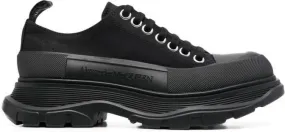 Alexander McQueen Tread Slick lace-up sneakers Black