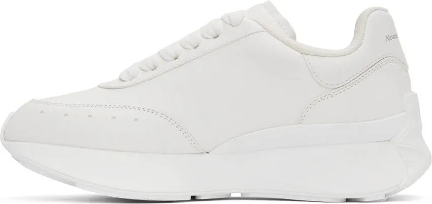 Alexander McQueen White Sprint Sneakers