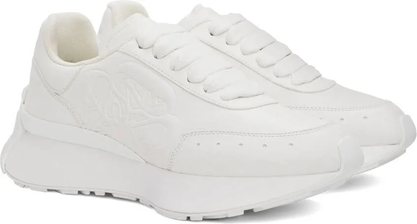 Alexander McQueen White Sprint Sneakers