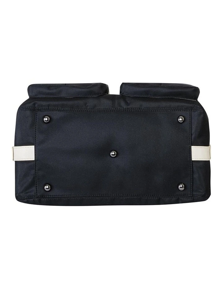 Alice Shoulder Baby Bag Black and Cream