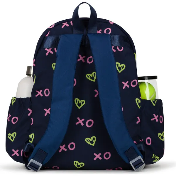 Ame & Lulu Jr. Love Tennis Backpack, XO Tennis