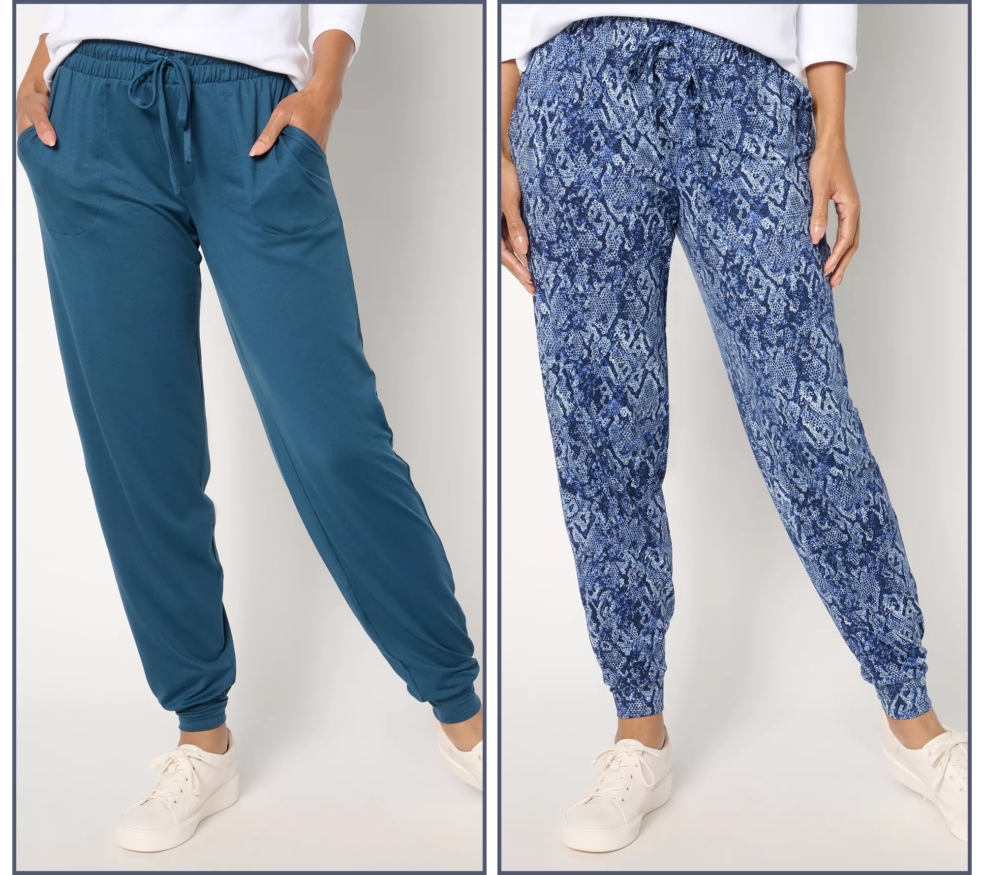 Anybody Lounge Petite Lush Jersey Set of Two Joggers