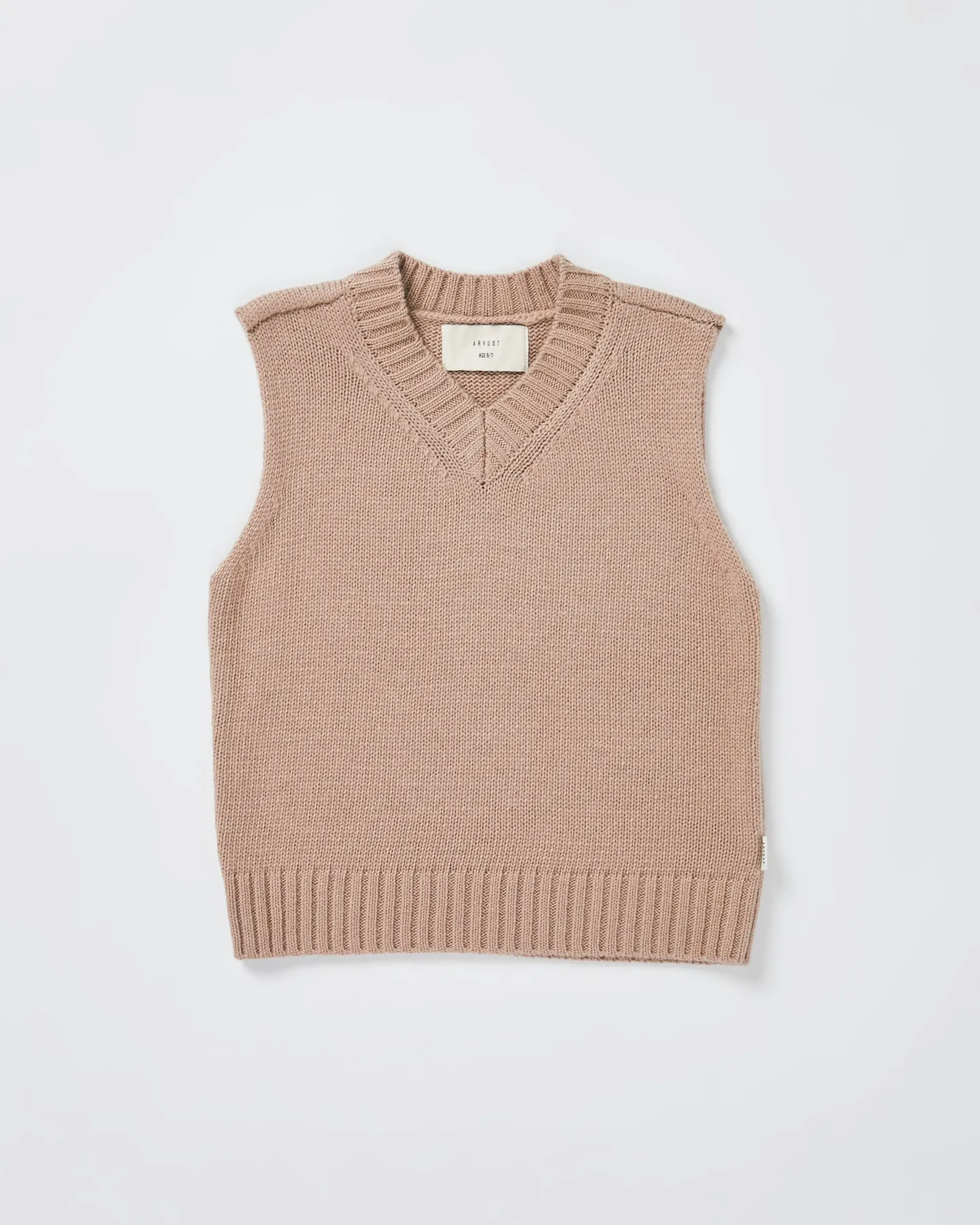 Arvust Boys Sunday Box Knit Vest - Tan | SurfStitch