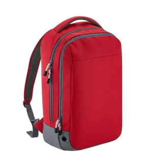 Athleisure sports backpack one size classic red Bagbase