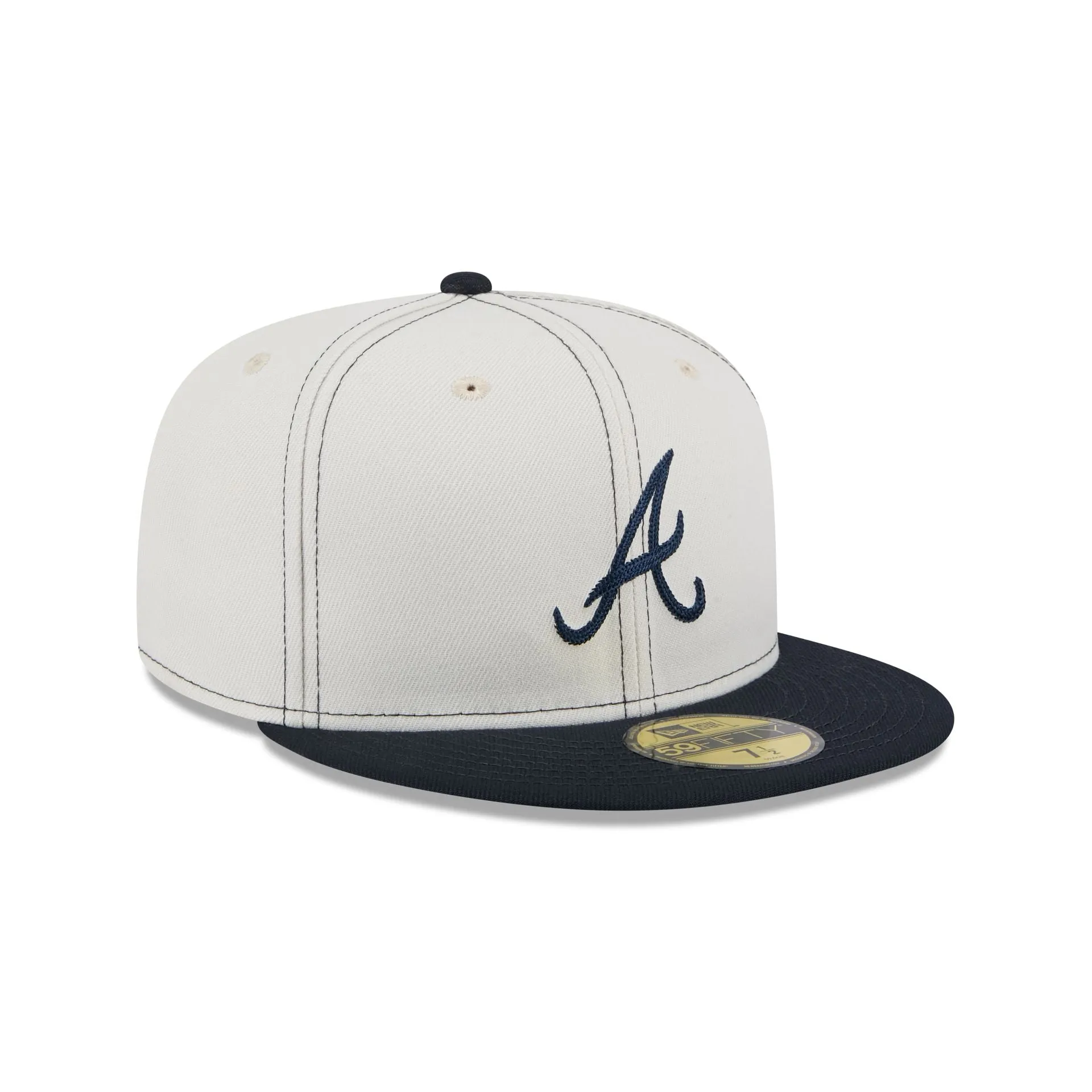 Atlanta Braves Sandy Linen 59FIFTY Fitted Hat