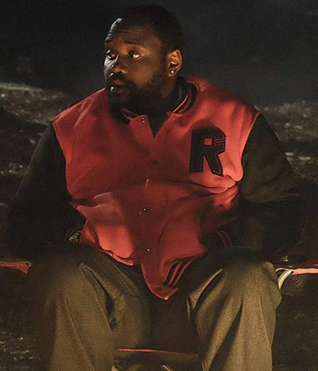 Atlanta Brian Tyree Henry Varsity Red and Black Jacket