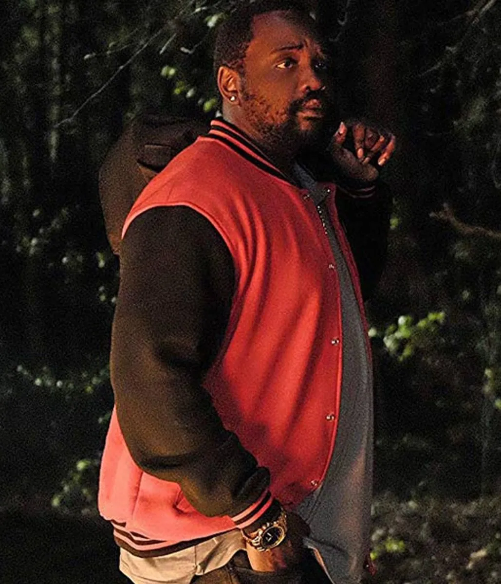 Atlanta Brian Tyree Henry Varsity Red and Black Jacket