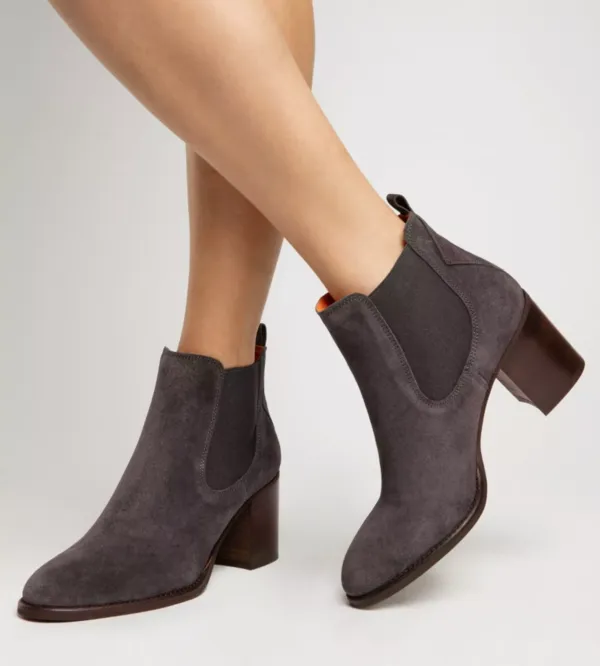 Austen Suede Boot - Slate