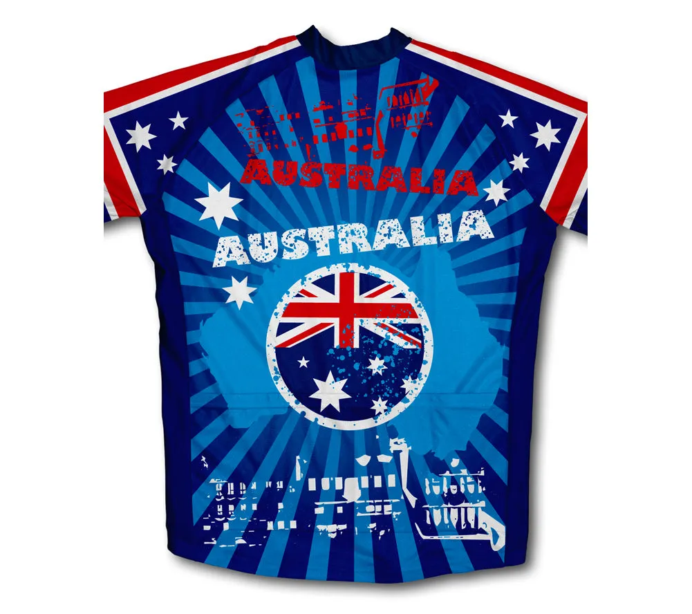 Australia Flag Winter Thermal Cycling Jersey