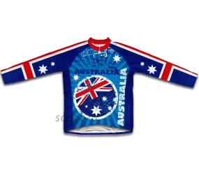 Australia Flag Winter Thermal Cycling Jersey