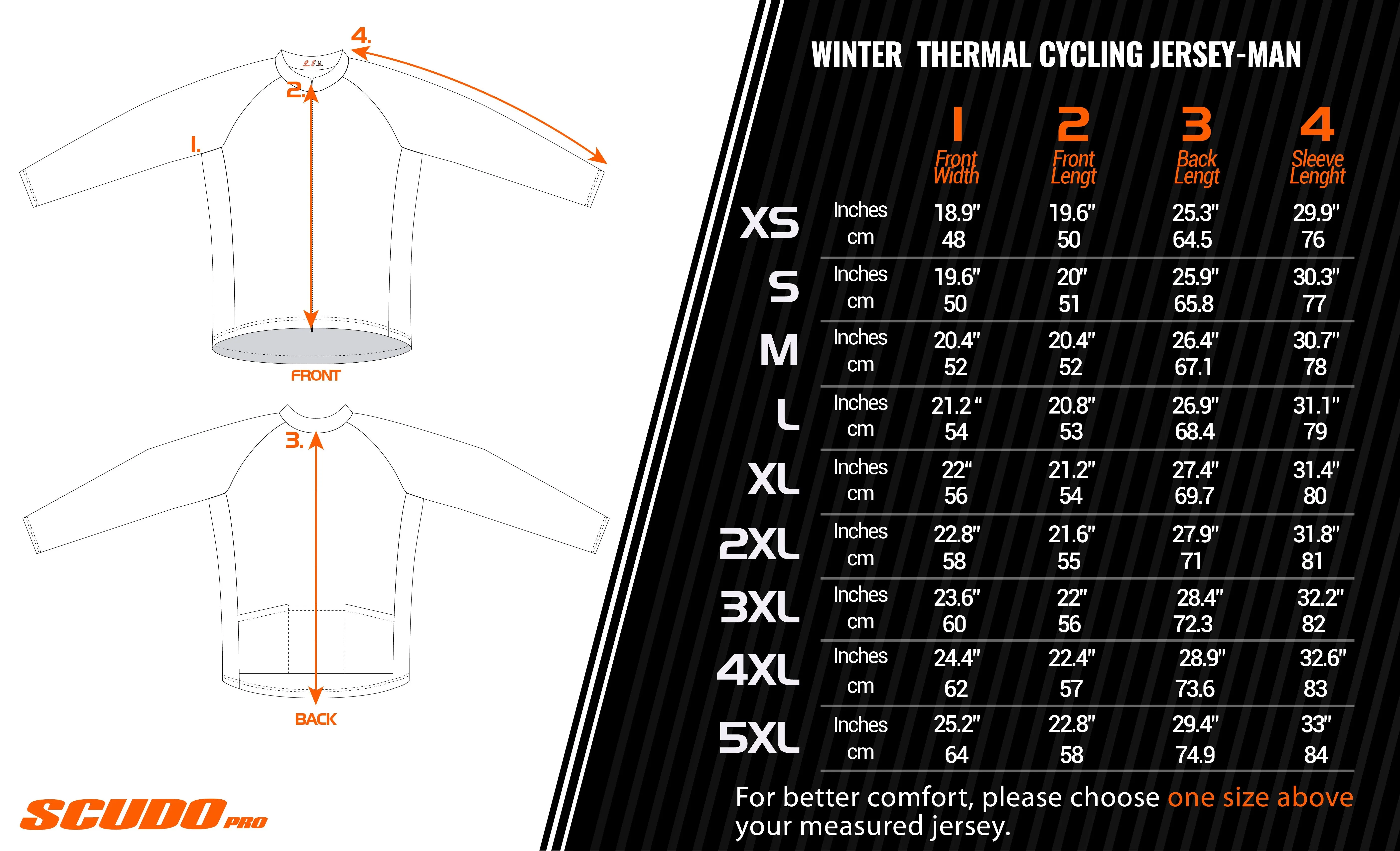 Australia Flag Winter Thermal Cycling Jersey