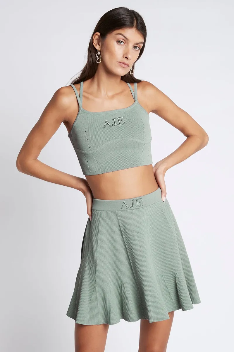 Bardot Knit Logo Skirt