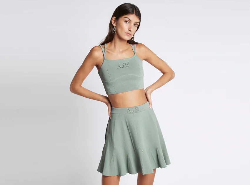 Bardot Knit Logo Skirt