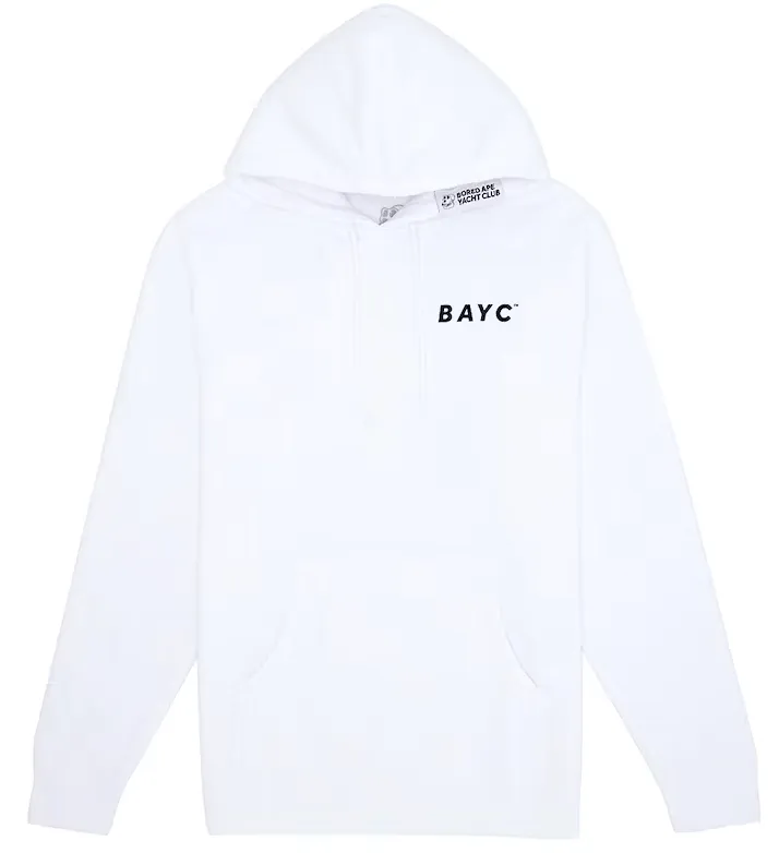 BAYC NFT NYC Pop Up Exclusive Hoodie (White)