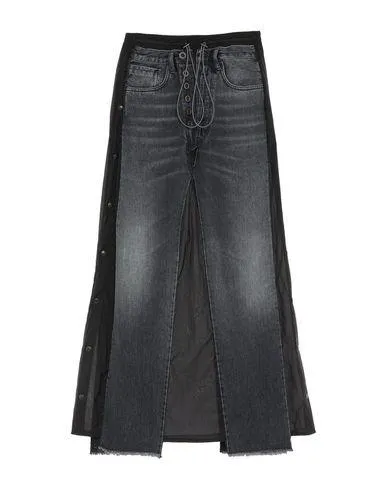 Ben Taverniti Unravel Project Women Denim skirt Black 28 jeans