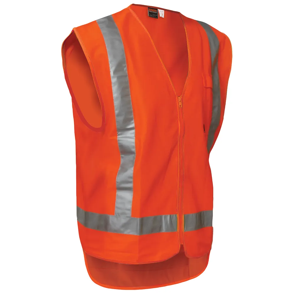 Bison Vest Ttmc-w17 Polyester Orange (v5mvest)