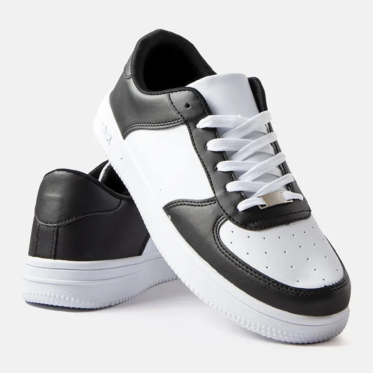 Black and white men's sneakers from Cimmaron