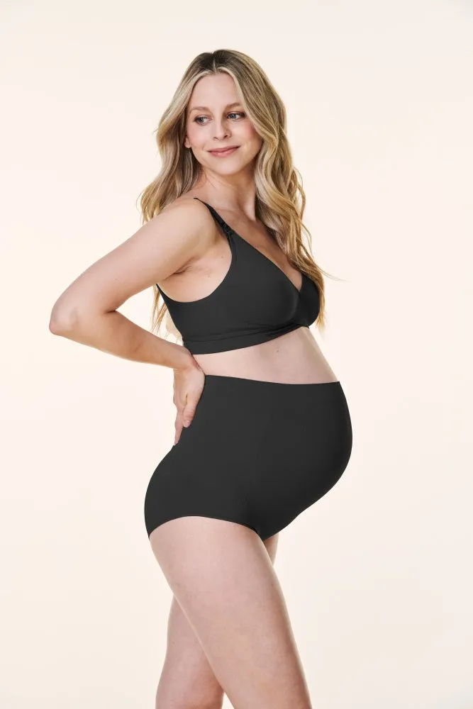 Black Bravado High Waist Maternity Underwear