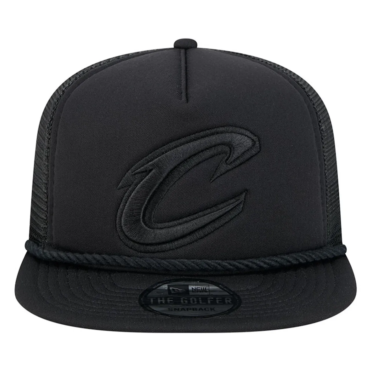 Black Tonal Golfer Trucker Hat