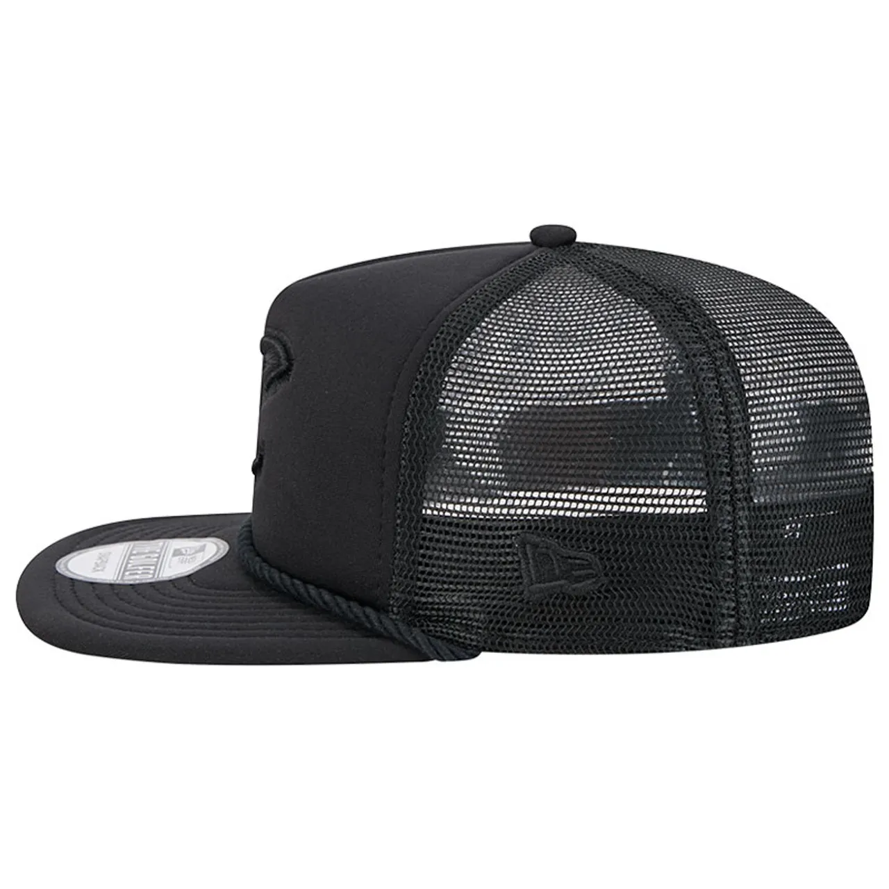 Black Tonal Golfer Trucker Hat