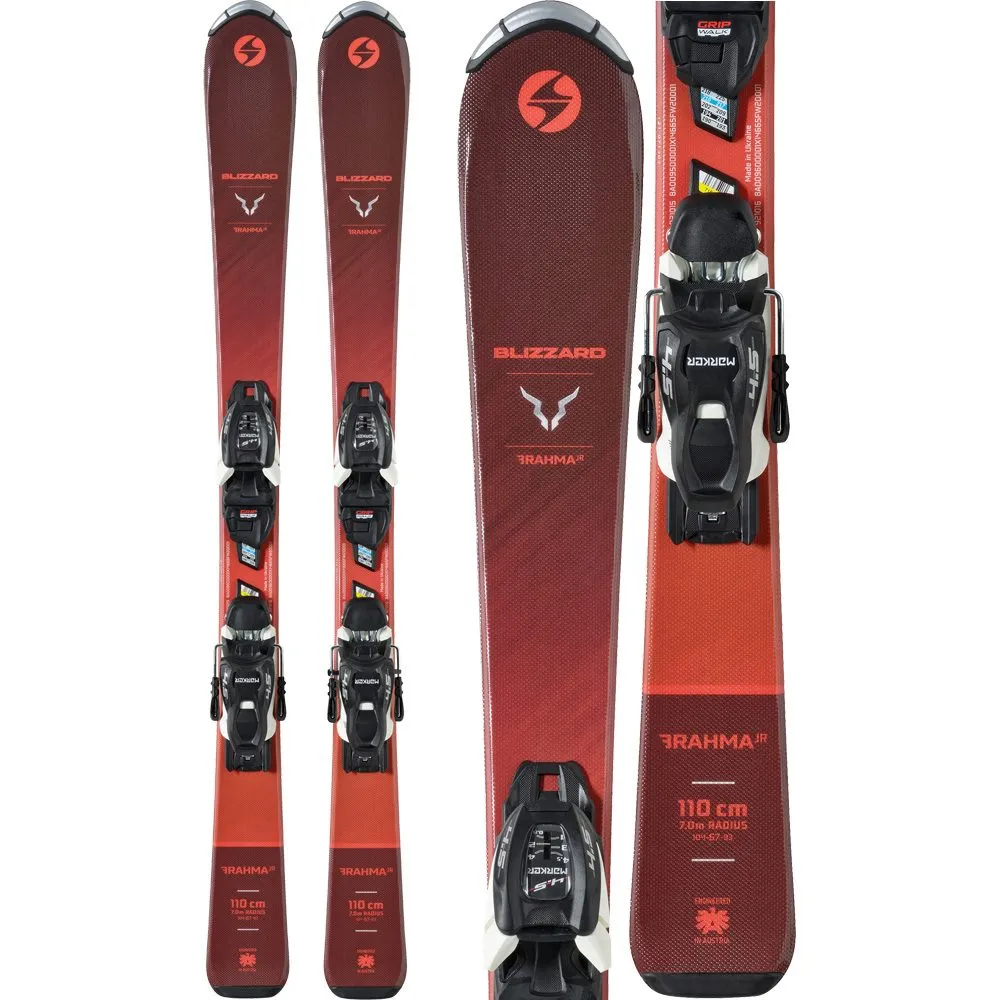 Blizzard - Brahma JR 23/24 Kids Ski with Binding (100-140cm)