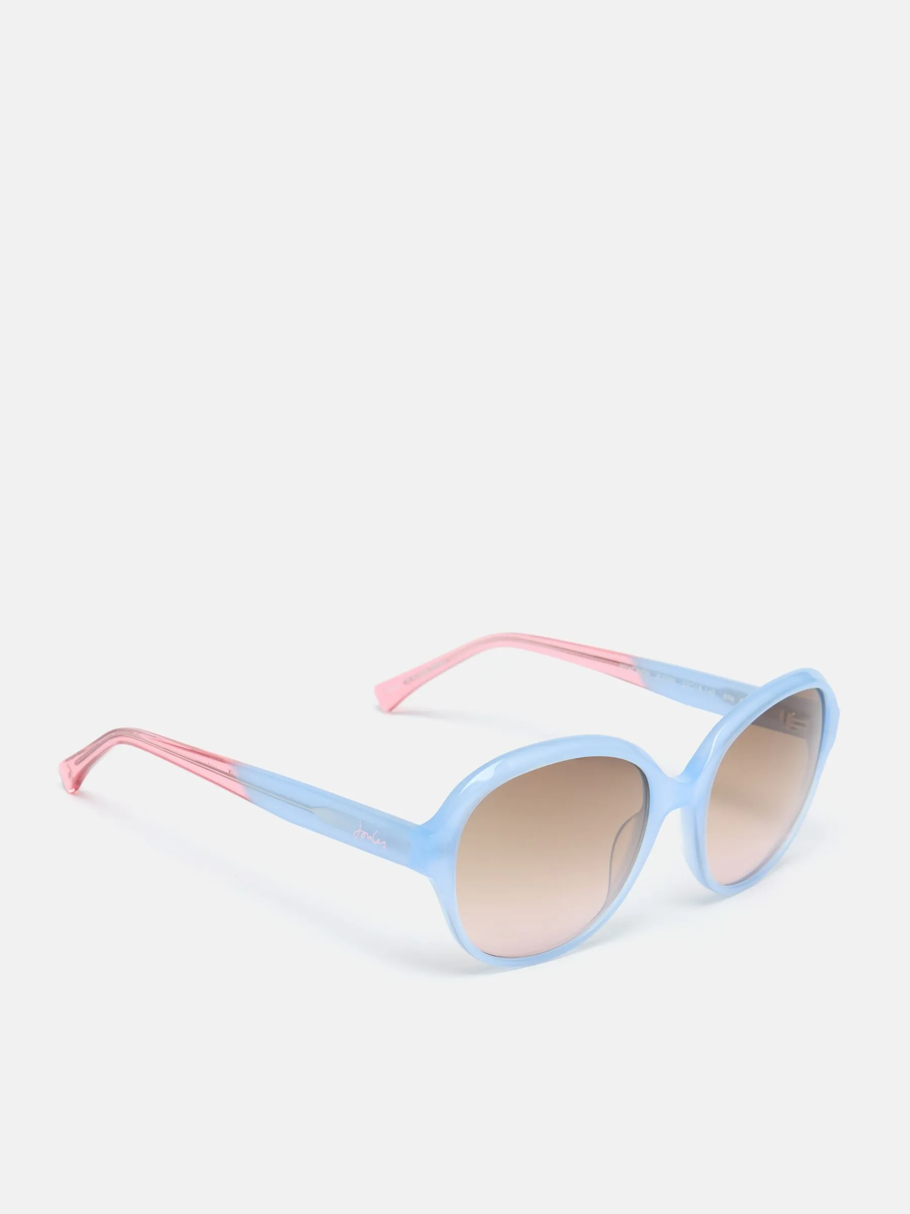 Blue Round Rimmed Sunglasses