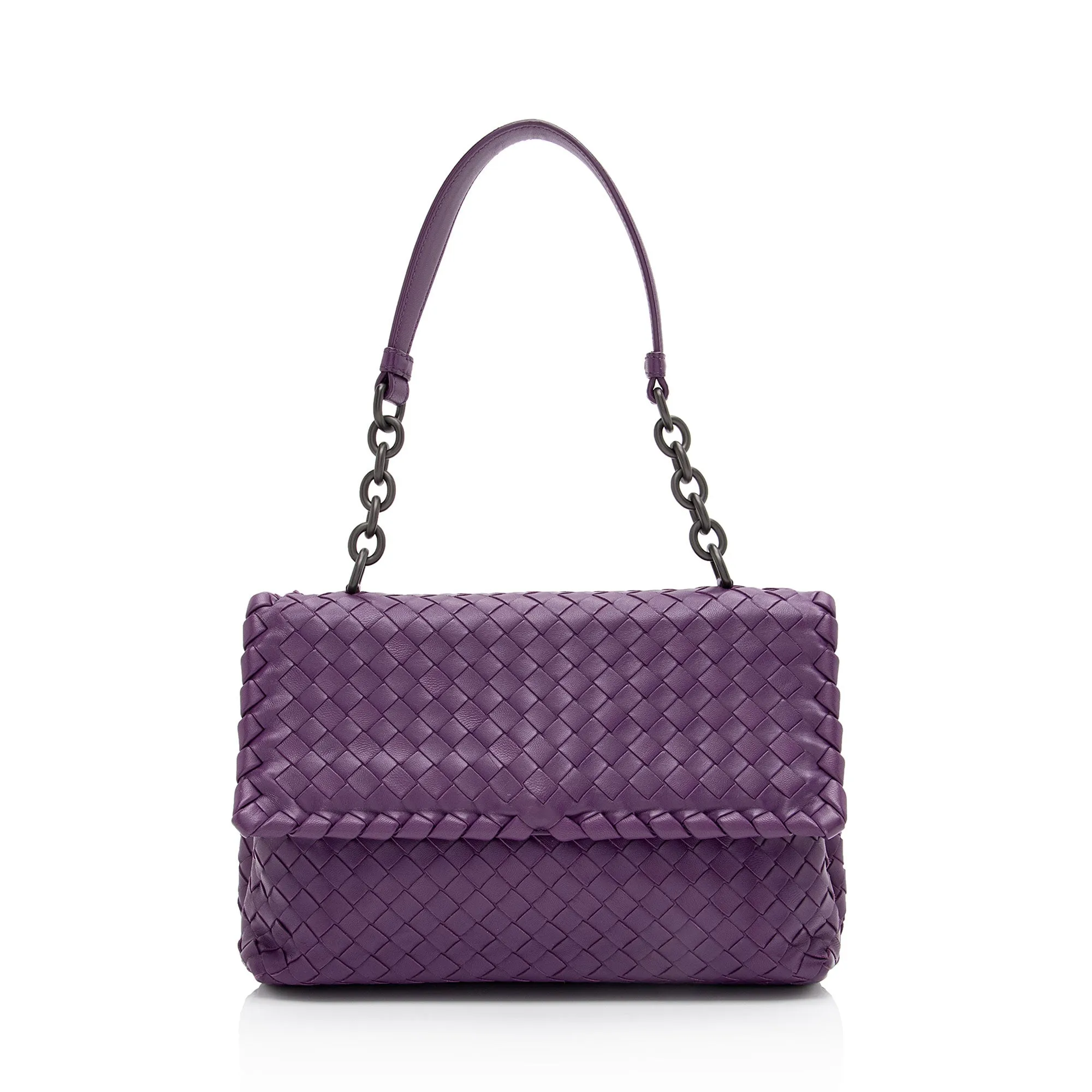 Bottega Veneta Intrecciato Olimpia Small Shoulder Bag