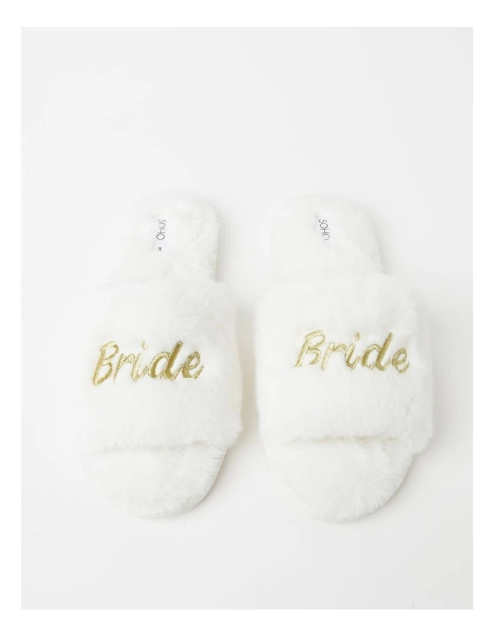 Bride Slipper in White