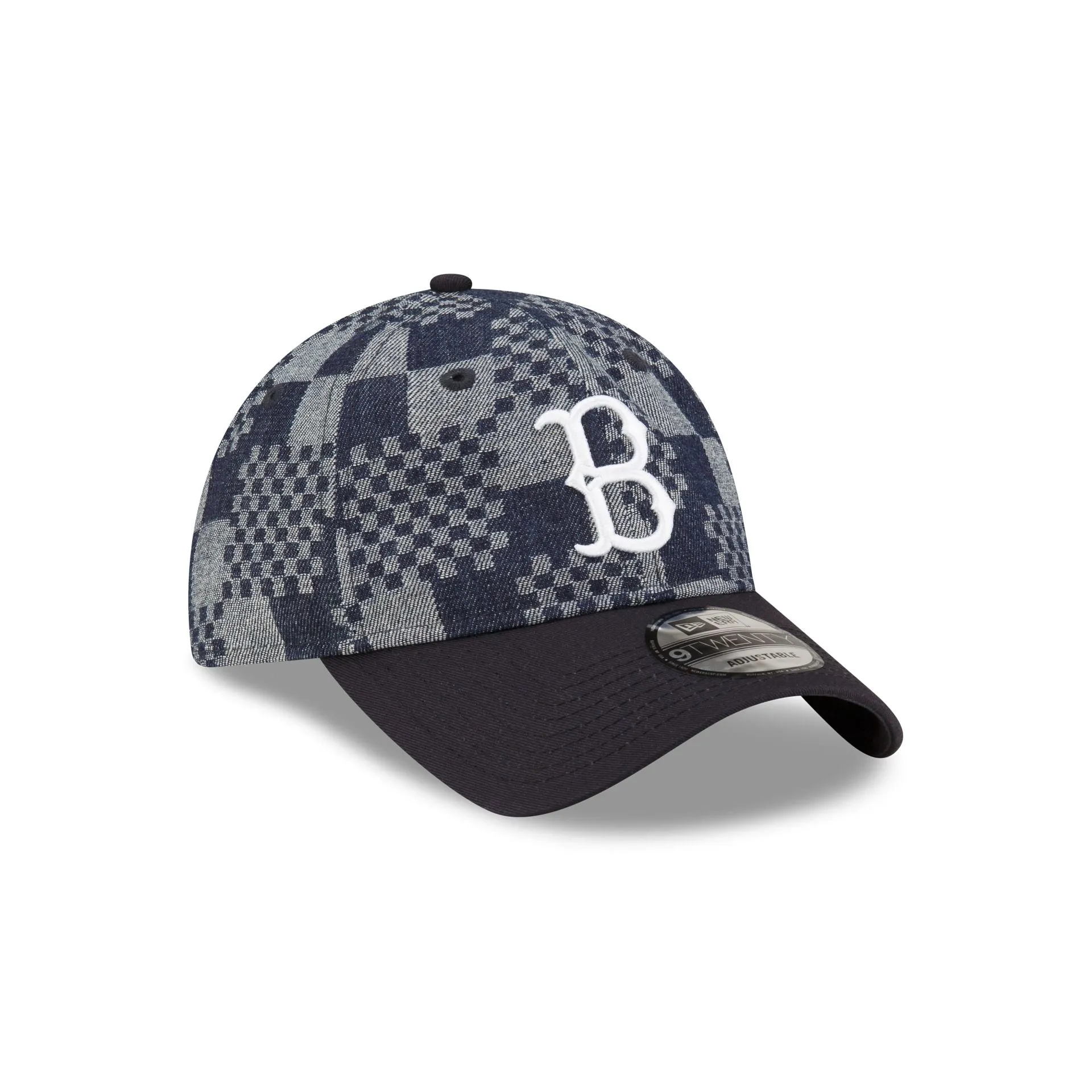 Brooklyn Dodgers Pattern Denim 9TWENTY Adjustable Hat