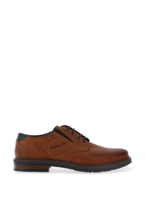 Bugatti Smart Casual Lace Up Shoes, Cognac