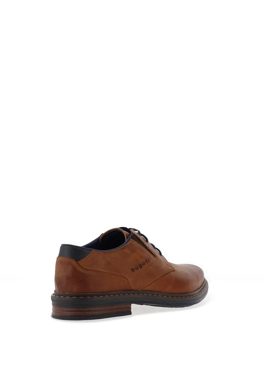 Bugatti Smart Casual Lace Up Shoes, Cognac