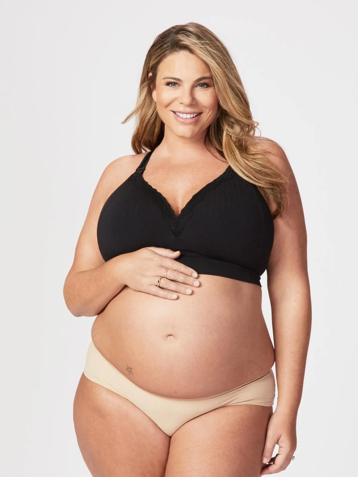  Cake Maternity     Tutti Frutti Nursing Bra - Black