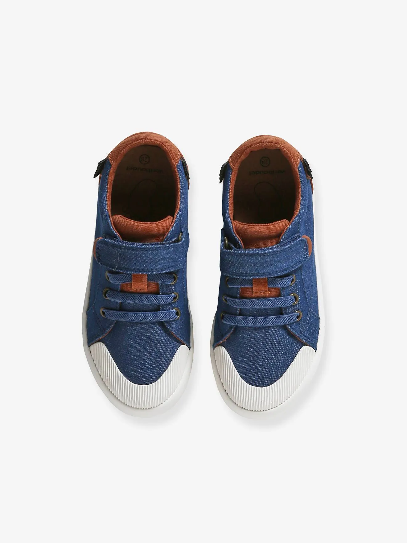 Canvas Trainers with Elasticated Laces, Designed for Autonomy - denim blue