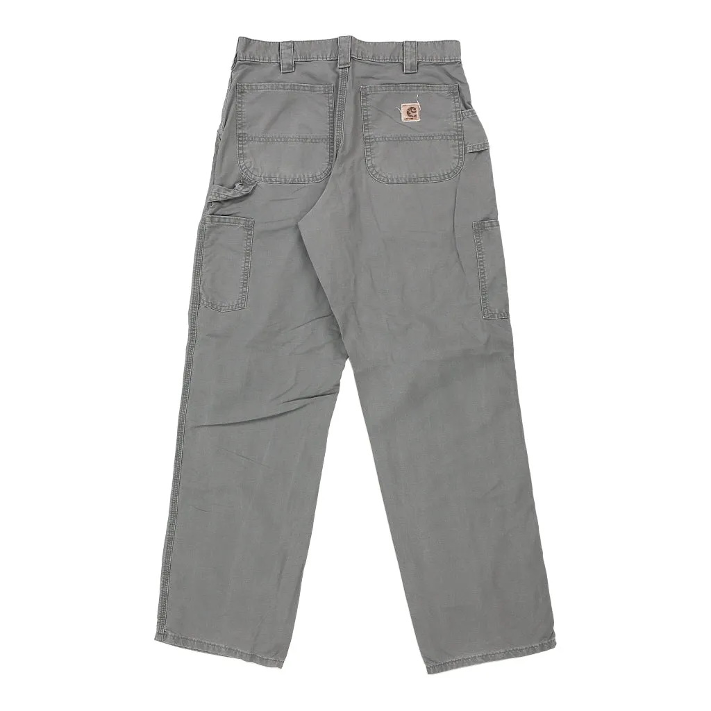 Carhartt Carpenter Trousers - 32W 32L Grey Cotton