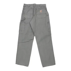 Carhartt Carpenter Trousers - 32W 32L Grey Cotton